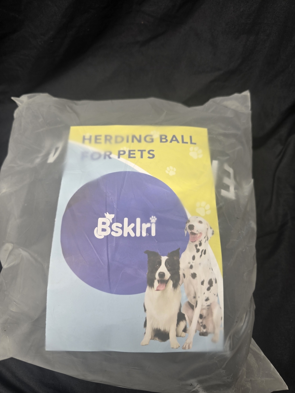 Bsklri Large 25.5" Herding Ball for Dogs – New Complete Set – 40+ lbs